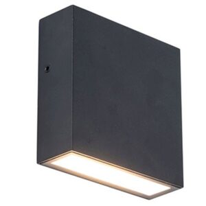 GEMINI BEAMS - Applique murale Ext Square -LED-1x9,5W 3000K -IP54 - noir