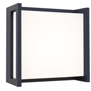 QUBO- Applique murale Extérieur - LED - 1x9,5W 3000K - IP54 - Gris