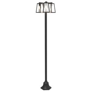 FIA - Lanterne / lampadaire Extérieur - 3xE27 - IP44 - Noir