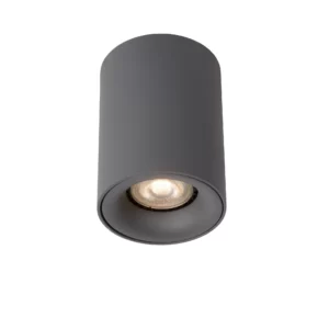 BENTOO-LED - Spot plafond - Ø 8 cm - LED Dim. - GU10 - 1x5W 3000K - Gris