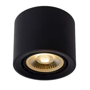 FEDLER - Spot plafond - LED Dim to warm - GU10 (ES111) - 1x12W 2200K/3000K - Noir