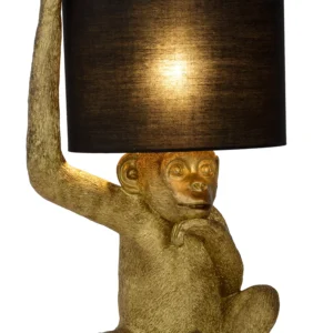 EXTRAVAGANZA CHIMP - Lampe de table - Ø 30 cm - 1xE14 - Noir