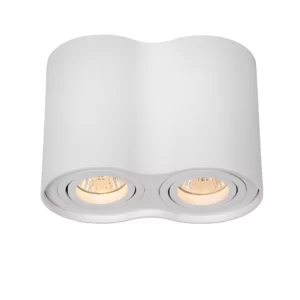 TUBE - Spot plafond - 2xGU10 - Blanc