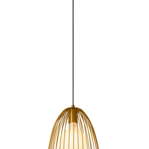 MACARONS - Suspension Intérieur - Ø 24,5 cm - 1xE27 - Jaune Ocre