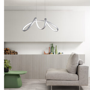 LUMEN - Suspension  - LED dim. - 54W - 3000K - Silver