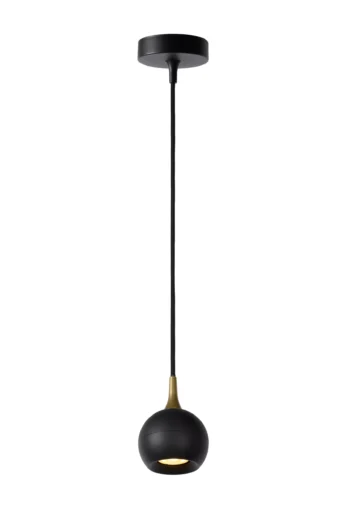 FAVORI - Suspension - Ø 9 cm - 1xGU10 - Noir