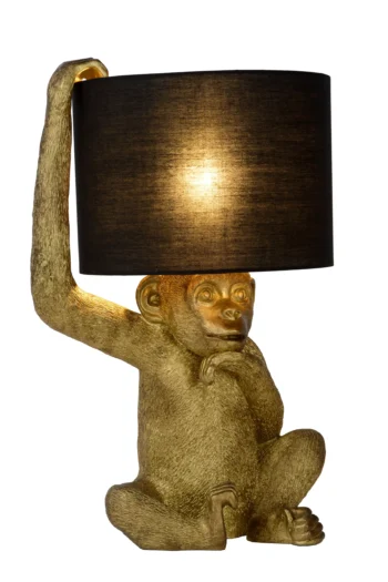 EXTRAVAGANZA CHIMP - Lampe de table - Ø 30 cm - 1xE14 - Noir