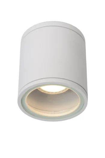 AVEN - Spot plafond Salle de bains - Ø 9 cm - 1xGU10 - IP65 - Blanc