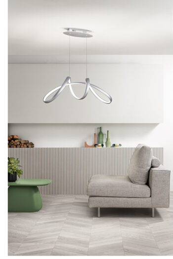 LUMEN - Suspension  - LED dim. - 54W - 3000K - Silver