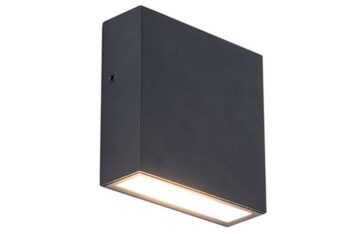 GEMINI BEAMS - Applique murale Ext Square -LED-1x9,5W 3000K -IP54 - noir