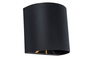 GEMINI BEAMS - Applique murale Ext Round - LED -1x10W 3000K - IP54 - noir
