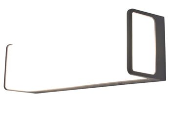 DOBLO - Applique murale Extérieur - LED - 1x34W 4000K - IP54 - Gris