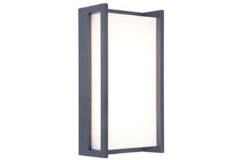 QUBO- Applique murale Extérieur - LED - 1x17,3W 3000K - IP54 - Gris