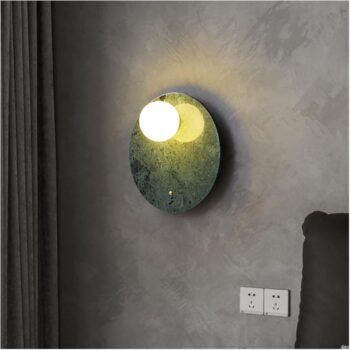 STAN - Applique murale marbre - Ø 30 cm - 1xG9 - Vert