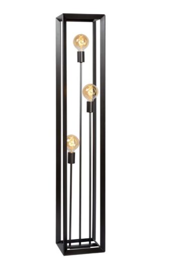 THOR - Lampadaire Intérieur - 3xE27 - Fer noir